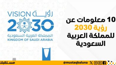 10 معلومات عن رؤية 2030 للمملكة العربية السعودية